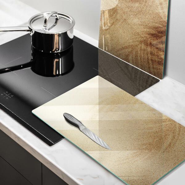 Glas Ceranfeldabdeckung Strandsandurlaub