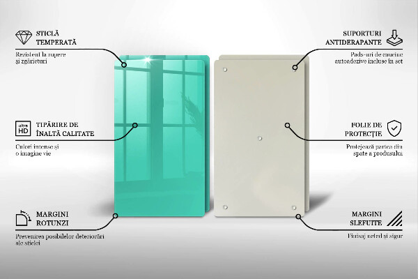 Glas Ceranfeldabdeckung Grüne Farbe