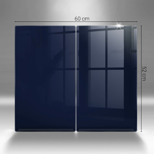 Glas Ceranfeldabdeckung Navy blau