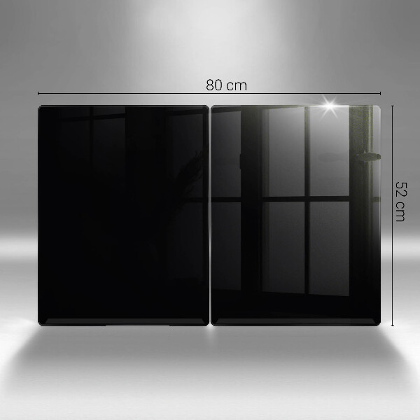 Glas Ceranfeldabdeckung Schwarze Farbe