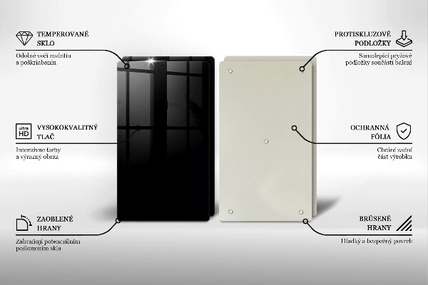 Glas Ceranfeldabdeckung Schwarze Farbe
