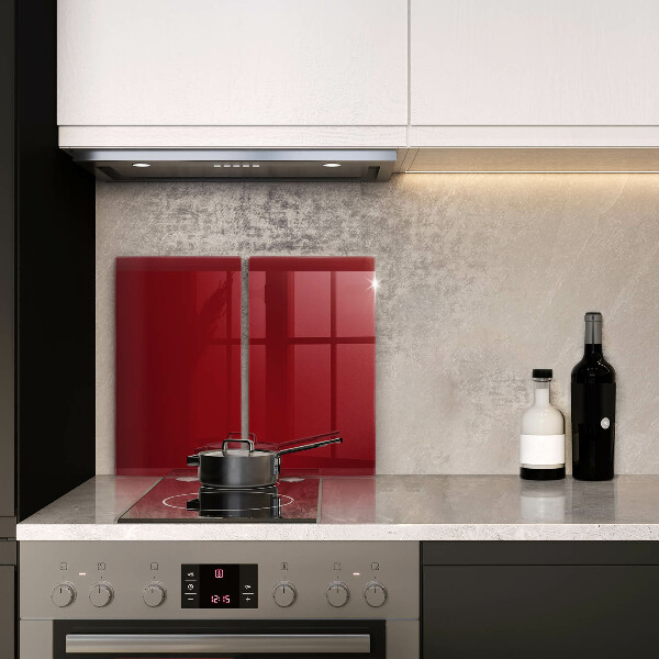 Glas Ceranfeldabdeckung rote Farbe