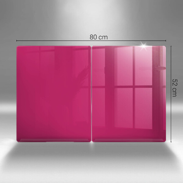 Glas Ceranfeldabdeckung Pinke Farbe