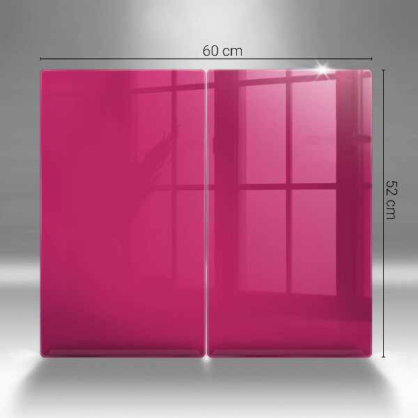 Glas Ceranfeldabdeckung Pinke Farbe