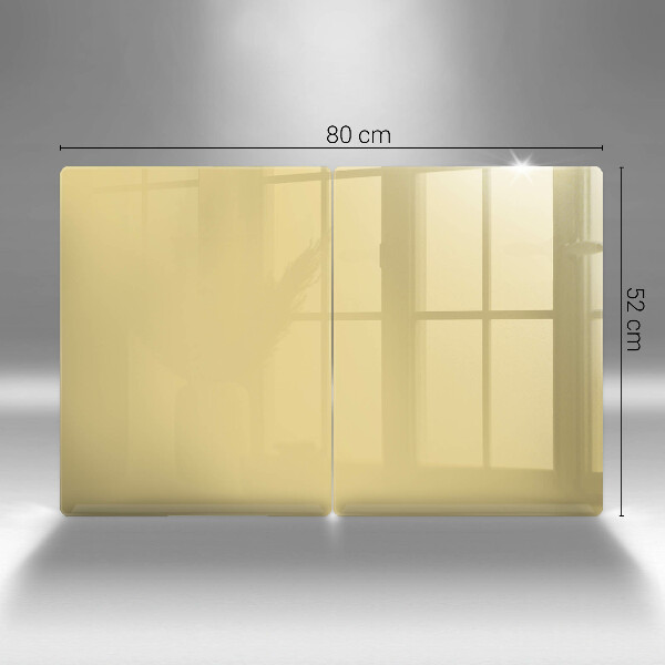 Glas Ceranfeldabdeckung Gelb