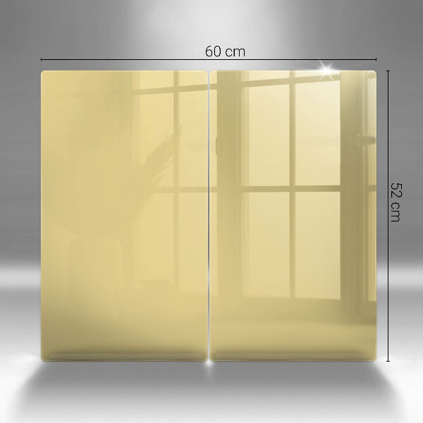 Glas Ceranfeldabdeckung Gelb