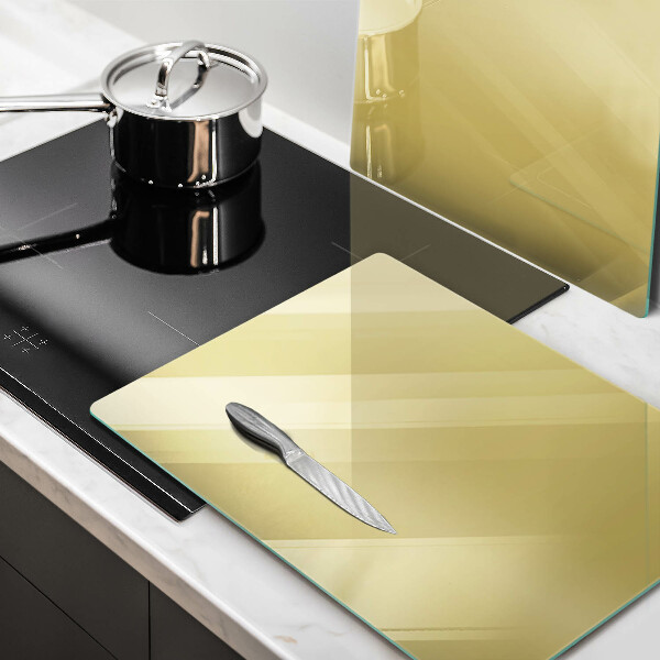 Glas Ceranfeldabdeckung Gelb