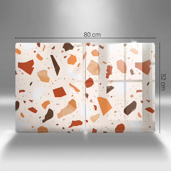 Glas Ceranfeldabdeckung Dekoratives Steinzeug