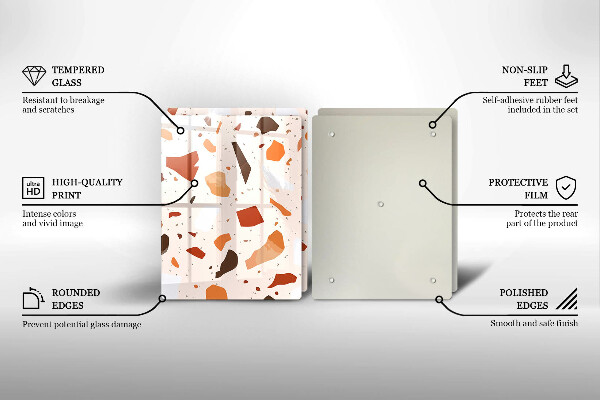 Glas Ceranfeldabdeckung Dekoratives Steinzeug