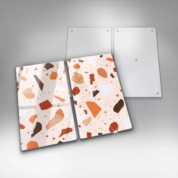 Glas Ceranfeldabdeckung Dekoratives Steinzeug