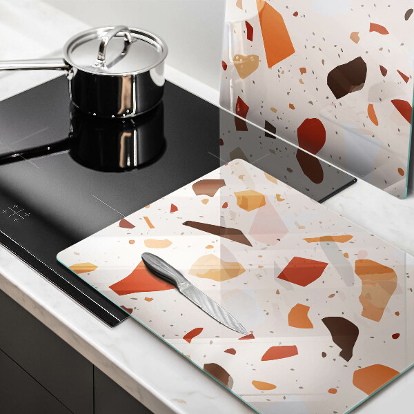 Glas Ceranfeldabdeckung Dekoratives Steinzeug