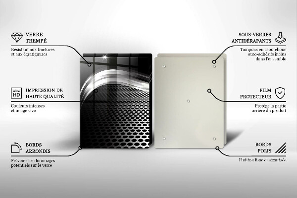 Glas Ceranfeldabdeckung Metallstruktur