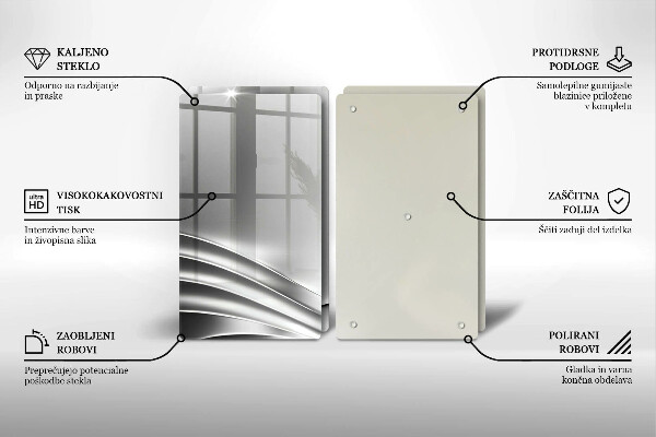 Glas Ceranfeldabdeckung Metallstruktur