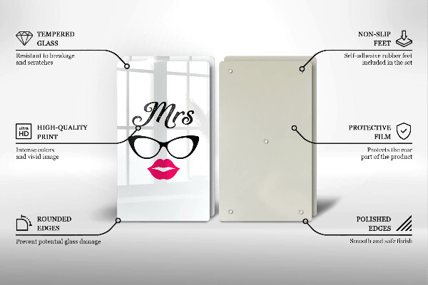 Glas Ceranfeldabdeckung Mrs Mr