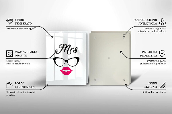 Glas Ceranfeldabdeckung Mrs Mr