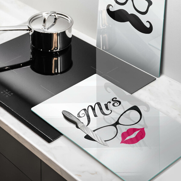 Glas Ceranfeldabdeckung Mrs Mr
