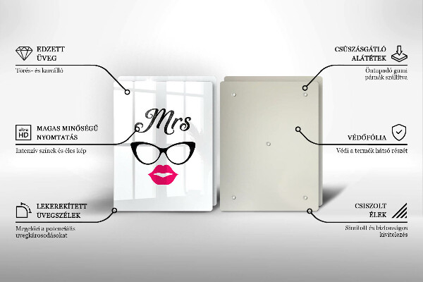 Glas Ceranfeldabdeckung Mrs Mr