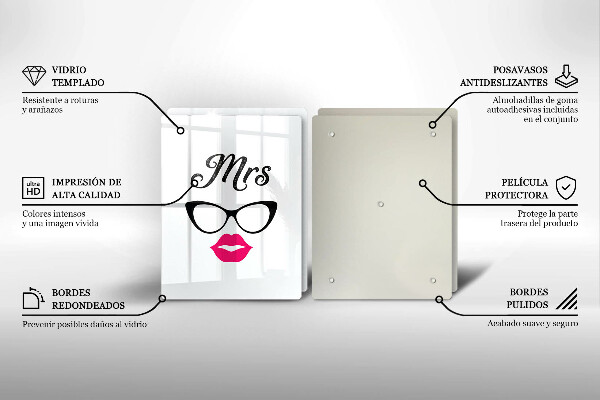 Glas Ceranfeldabdeckung Mrs Mr