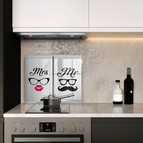 Glas Ceranfeldabdeckung Mrs Mr