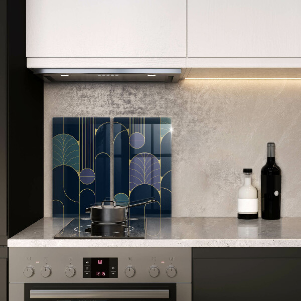 Glas Herdabdeckplatte Abstraktes Thema