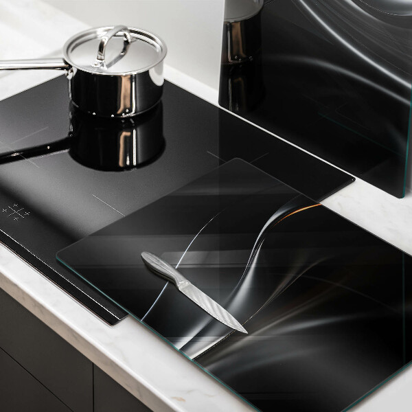 Glas Ceranfeldabdeckung Abstraktes 3D-Design