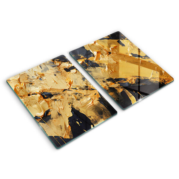 Glas Ceranfeldabdeckung Elegante Farbstruktur