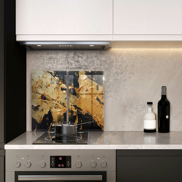 Glas Ceranfeldabdeckung Elegante Farbstruktur