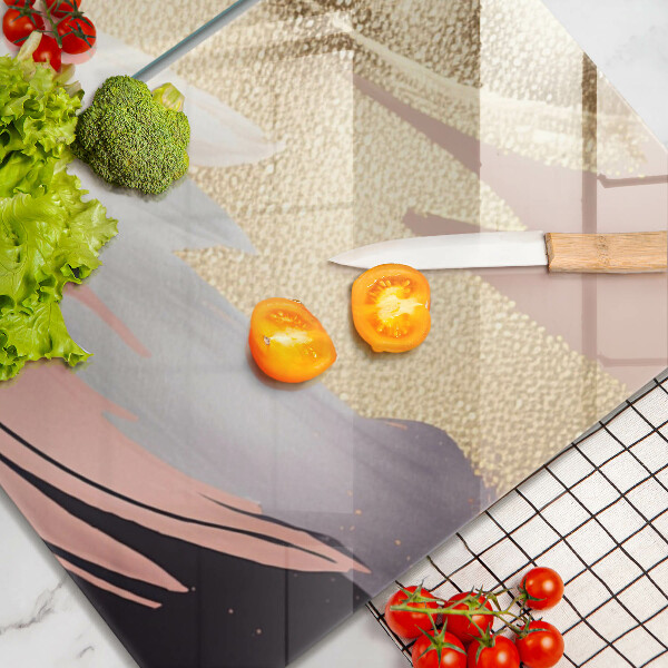 Glas Ceranfeldabdeckung Pastellflecken