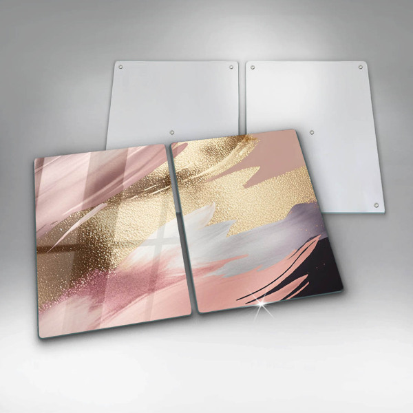 Glas Ceranfeldabdeckung Pastellflecken