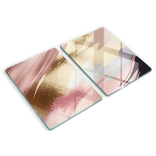 Glas Ceranfeldabdeckung Pastellflecken