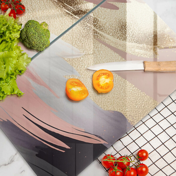 Glas Ceranfeldabdeckung Pastellflecken