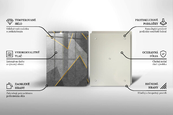 Glas Ceranfeldabdeckung Scharfe Formen