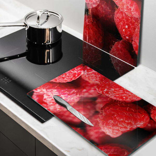 Glas Ceranfeldabdeckung Himbeerfrucht