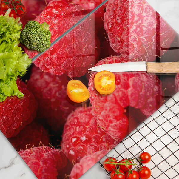 Glas Ceranfeldabdeckung Himbeerfrucht