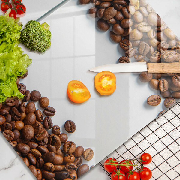 Glas Ceranfeldabdeckung Kaffeebohnen