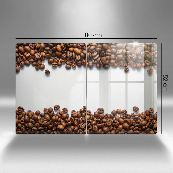 Glas Ceranfeldabdeckung Kaffeebohnen