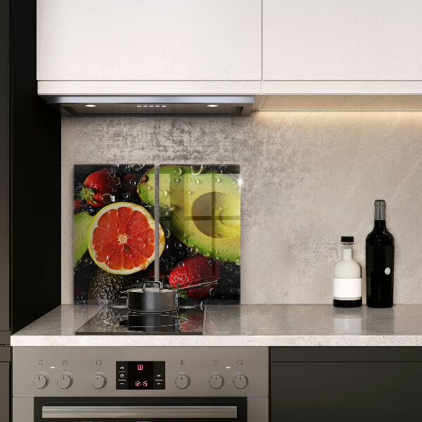 Glas Ceranfeldabdeckung Früchte und Gemüse