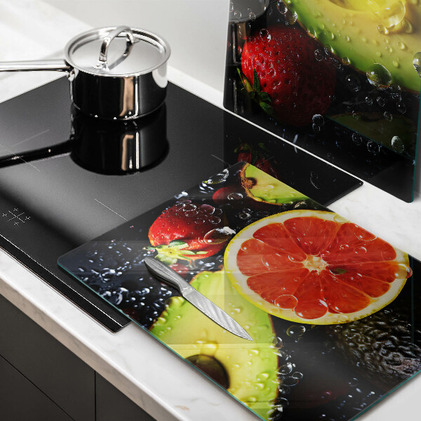 Glas Ceranfeldabdeckung Früchte und Gemüse