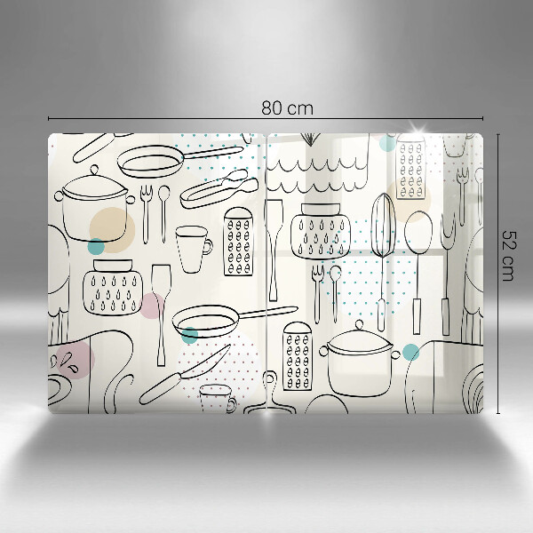 Glas Ceranfeldabdeckung Küchenzubehör