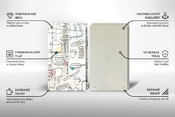 Glas Ceranfeldabdeckung Küchenzubehör