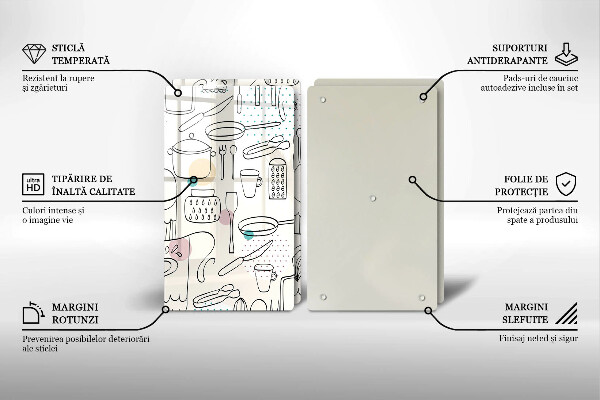 Glas Ceranfeldabdeckung Küchenzubehör