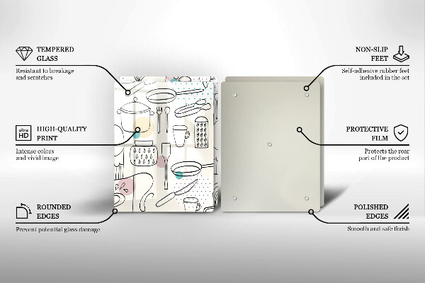 Glas Ceranfeldabdeckung Küchenzubehör