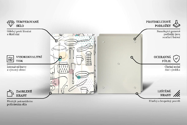 Glas Ceranfeldabdeckung Küchenzubehör