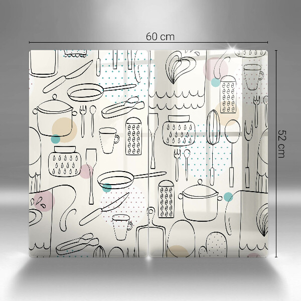 Glas Ceranfeldabdeckung Küchenzubehör