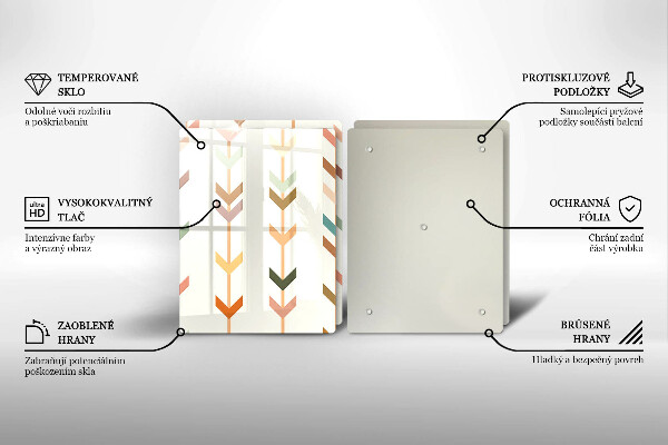 Glas Ceranfeldabdeckung Geometrische Elemente