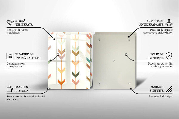 Glas Ceranfeldabdeckung Geometrische Elemente