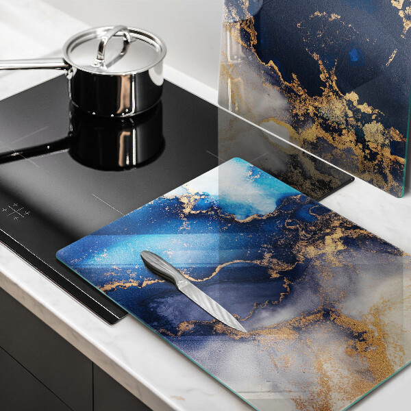 Glas Ceranfeldabdeckung Marmorabstraktion