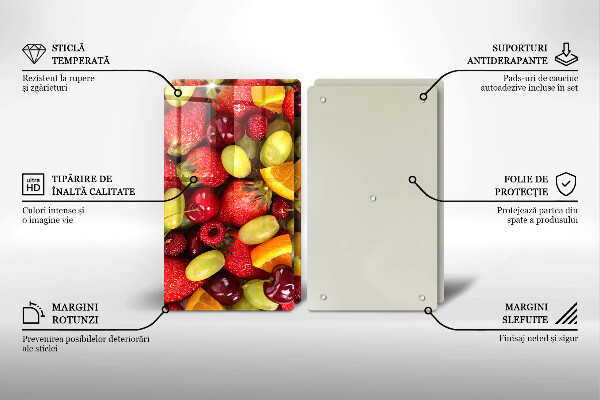 Glas Ceranfeldabdeckung Sommerfrüchte