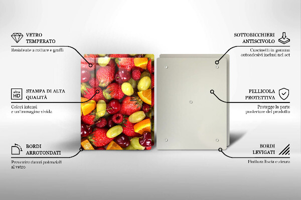Glas Ceranfeldabdeckung Sommerfrüchte