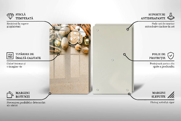 Glas Ceranfeldabdeckung Weihnachtsdekorationen